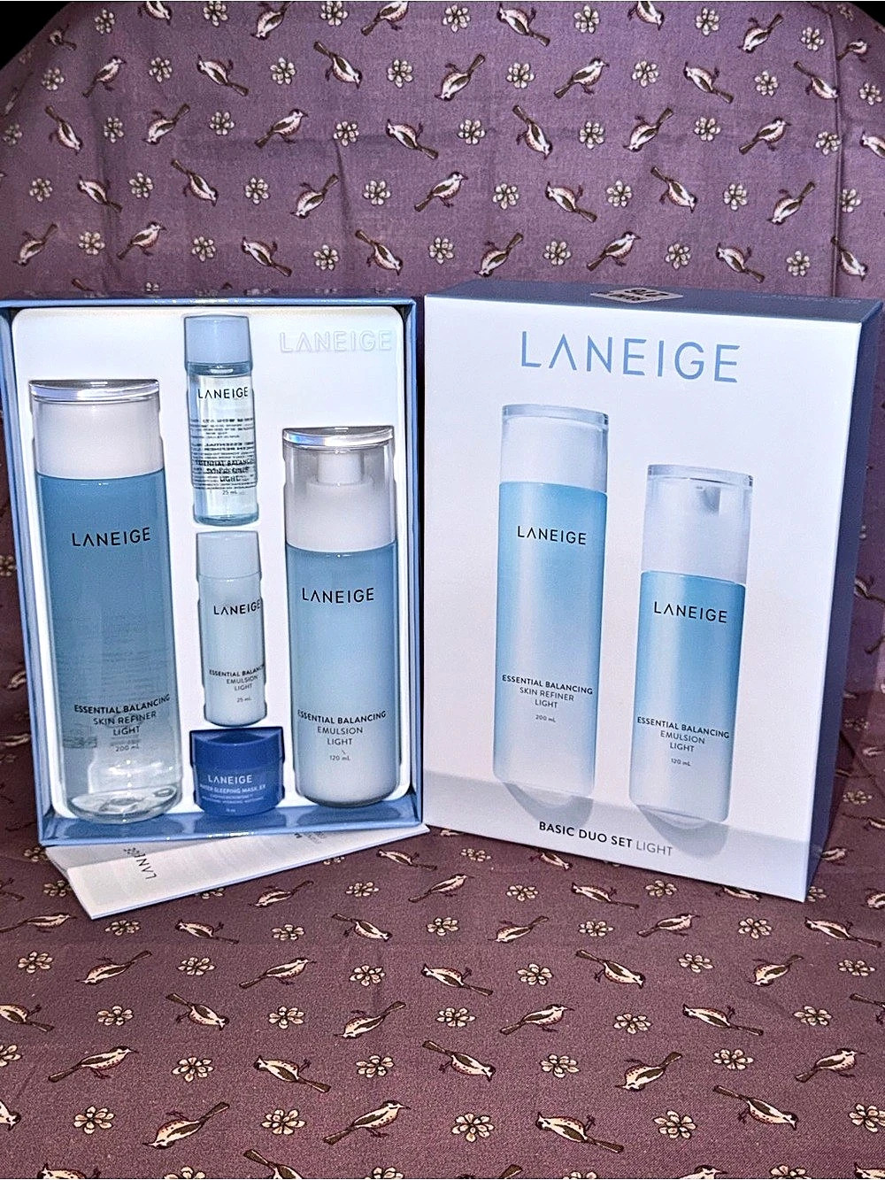 NEW - LANEIGE Basic Duo Set Light Skincare Set